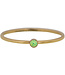 Charmin's Charmin's - Birthstone Ring August - Peridot / Gold Plated