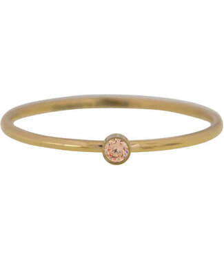 Charmin's Charmin's - Birthstone Ring November - Citrine / Gold Plated