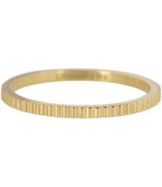 Charmin's Charmin's - Stapel Ring Brick - Gold Plated 399