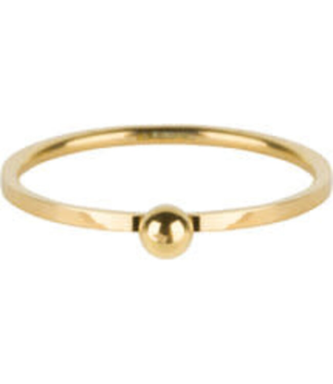 Charmin's - Stapel Ring Dot - Gold Plated 529