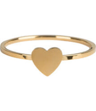Charmin's Charmin's - Stapel Ring Oh My Love - Gold Plated 823