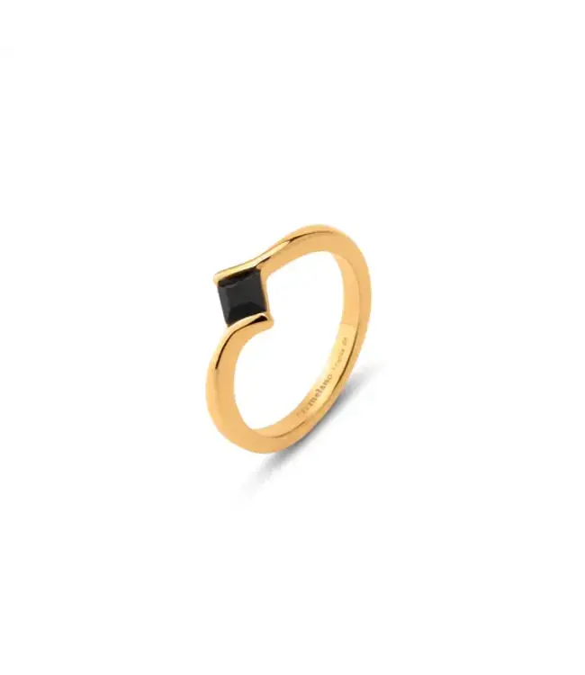 Melano - Friends Evy Ring Gold - Black