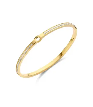 Melano Melano - Vivid Hinged CZ Armband Large - Gold