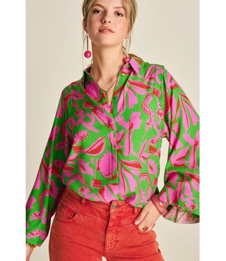 Pom Amsterdam POM Amsterdam - Afrique Blouse - Multicolour