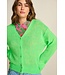 Pom Amsterdam POM Amsterdam - Cardigan - Neon Green