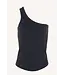 By Bar - Charly One Shoulder Top - Jet Black