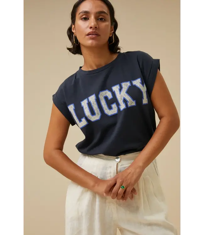 By Bar - Thelma Lucky Vintage Top - Midnight
