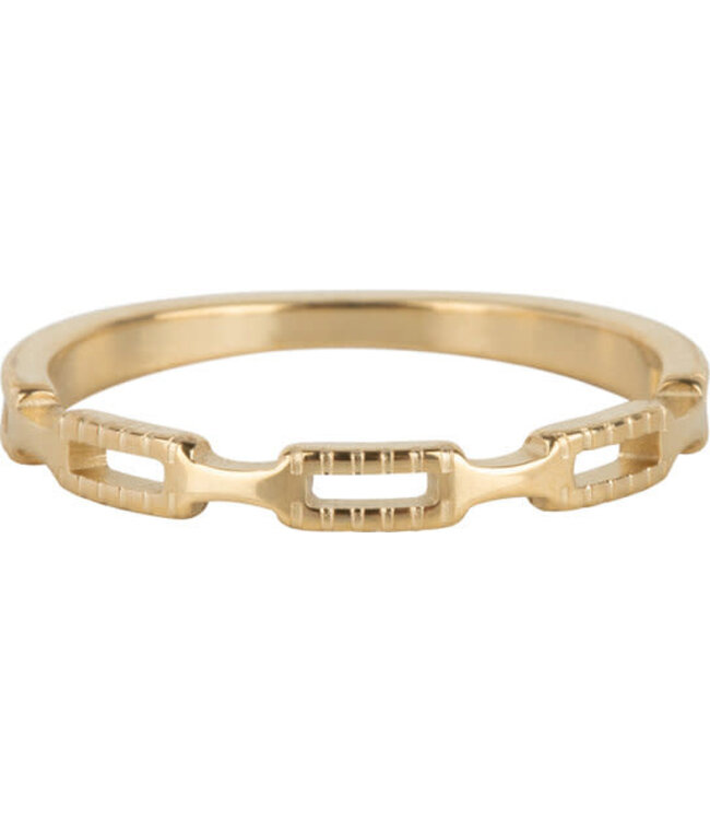 Charmin's - Tiny Ring Half Chain - Gold 1116