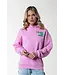 Colourful Rebel - Logo Wave Clean Oversized Hoodie - Candy Pink