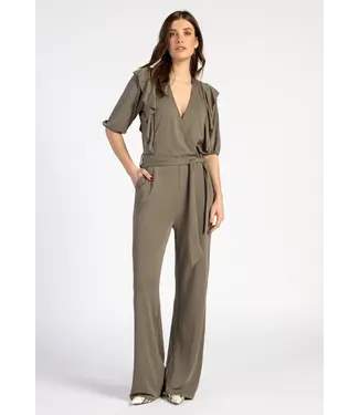 Aaiko Aaiko - Shenice Jumpsuit - Safari Green