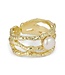 Pure by Nat - Foil Ring With Pearl 48290