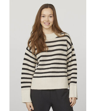 Sisters Point Sisters Point - Hava Stripe Knit - Bamboo / Black