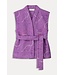 POM Amsterdam - Quilted Gilet - Purple