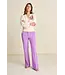 Pom Amsterdam POM Amsterdam - Flare Pants - Pique Purple