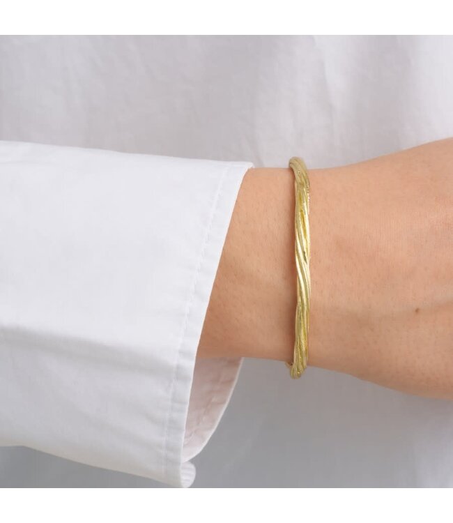 Pure By Nat - Bangle - Goldplated 40659