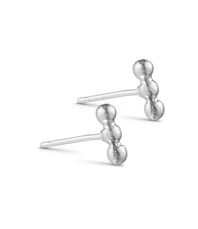 Pure By Nat - Stud Earring - Silverplated 45813