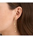 Pure By Nat Pure By Nat - Stud Earrings - Goldplated 45788