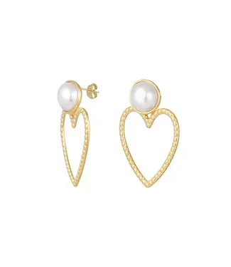 Blossom Essentials - Heart With Pearl - Gold 0291172