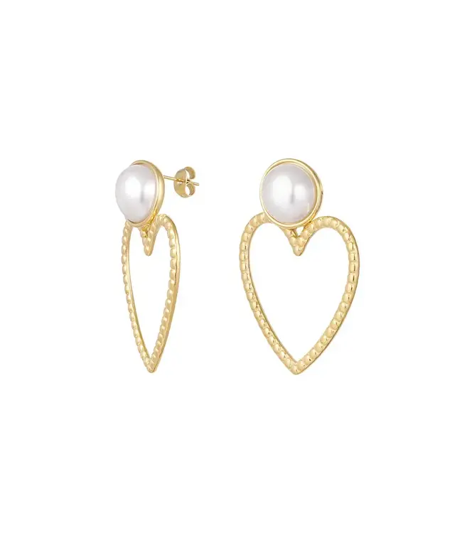 Blossom Essentials - Heart With Pearl - Gold 0291172