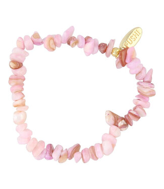 Fushi Fushi - Bracelet Halfedelsteen Chips - Lila 7068