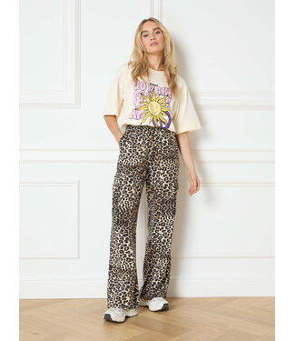 Refined Department Refined Department - Yuma Flowy Pants - Leopard