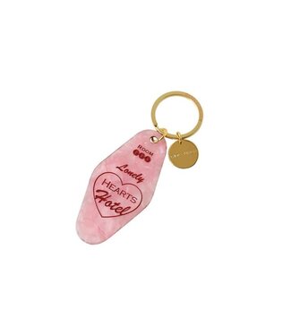 Gift Company Giftcompany - Key Club Keyring - Hotel Lonely Hearts - Pink