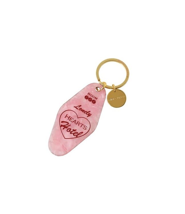 Giftcompany - Key Club Keyring - Hotel Lonely Hearts - Pink