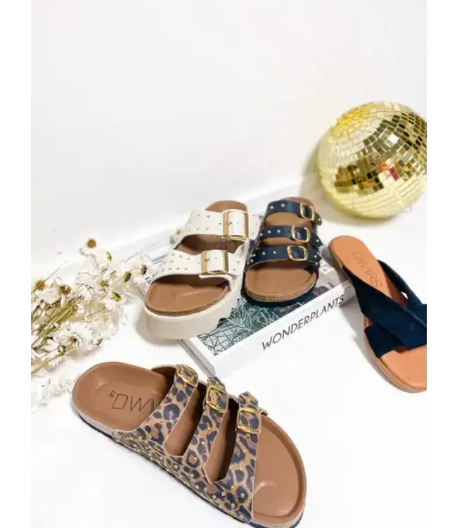 DWRS - Komodo Leopard Slipper - Cognac