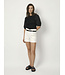 Dante 6 - Elaine Belted Denim Shorts - Butter Cream