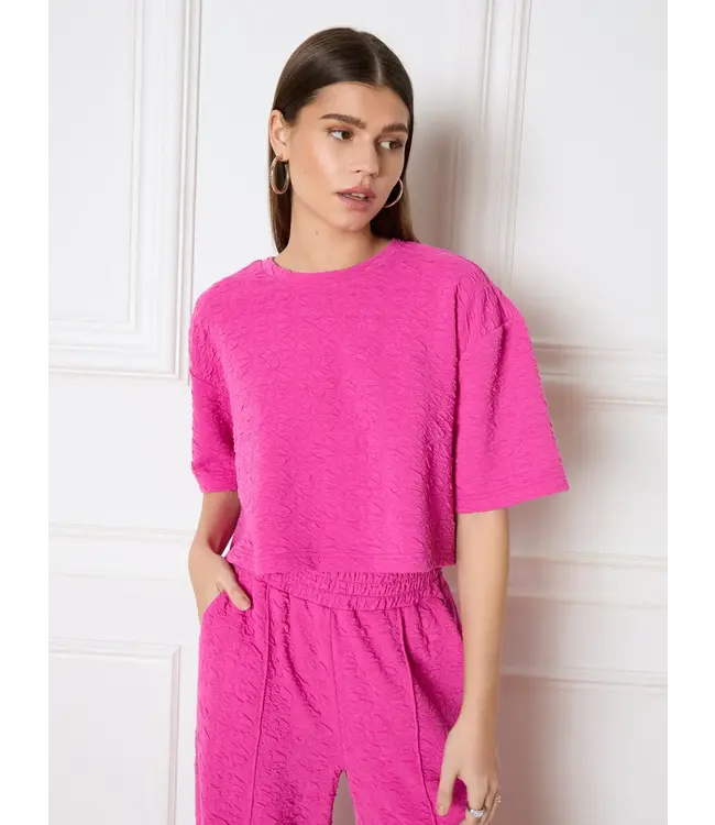 Refined Department - T-Shirt Clara - Fuchsia