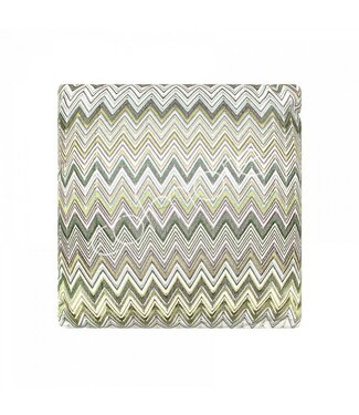 Blossom Home Essentials - Chevron Cushion - Green / Black