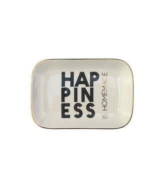 Gift Company Gift Company - Love Plates Porcelain - Happiness