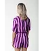 Colourful Rebel - Tru Stripes Playsuit - Purple
