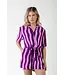 Colourful Rebel - Tru Stripes Playsuit - Purple