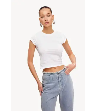 Loavies Loavies - She Gets Her Way Crop Top - Wit