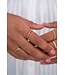 My Jewellery - Minimalistische Ring met Sterretjes - Goud