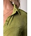 Colourful Rebel - Ismaya Button Down Top - Dark Lime Green