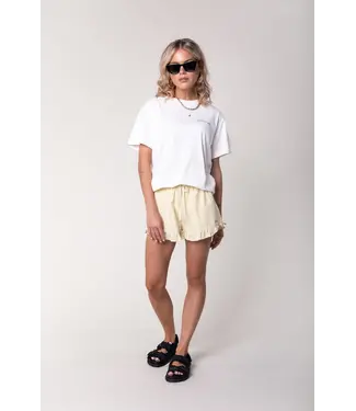 Colourful Rebel Colourful Rebel - Summer Essence Boxy Tee - Standard White