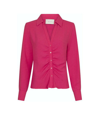 NEO NOIR - Christy Crepe Shirt - Fuchsia 34