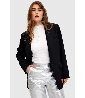 Loavies Loavies - Cool Vibes Oversized Blazer - Zwart