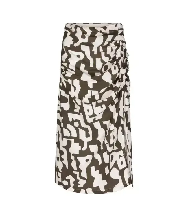 Dante 6 - Leica Printed Midi Skirt - Jungle Leaf