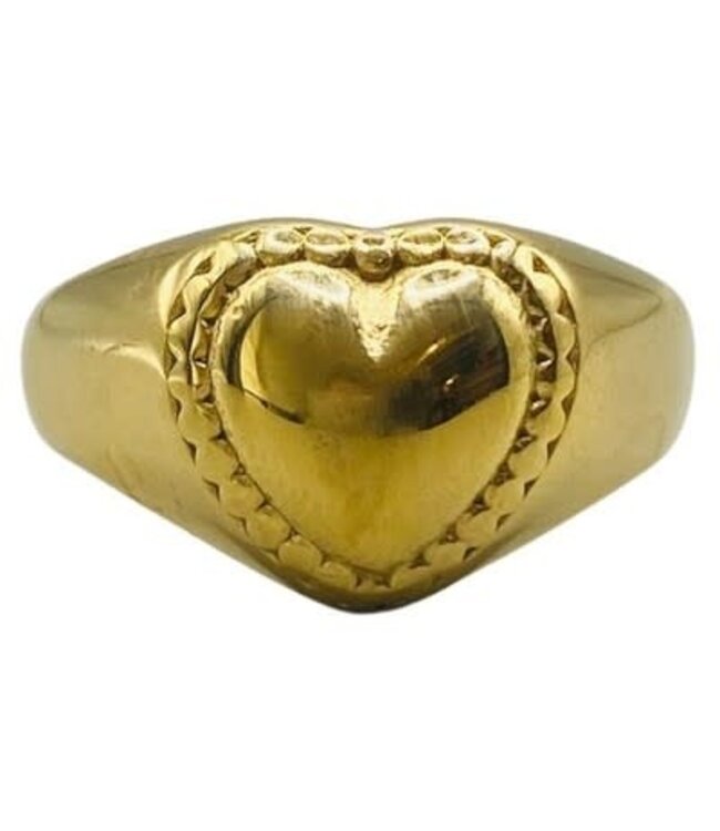 Bonnie Studios - Heart Ring - Gold