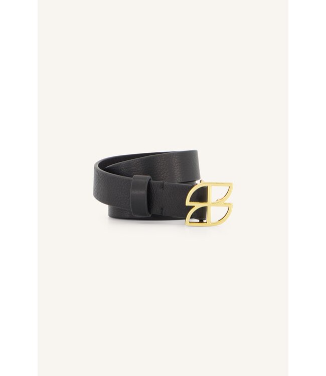 By Bar - Buckle Logo Belt - Black