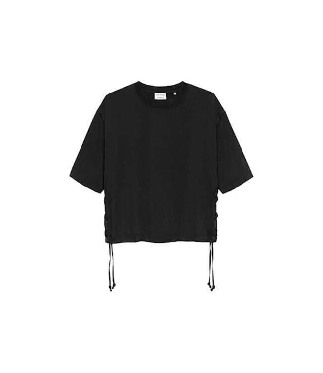 Catwalk Junkie - Relaxed Tee Cord Detail - Black