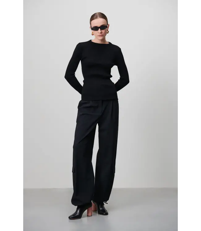 Jane Lushka - Vella Pants Technical Jersey - Black