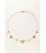 My Jewellery - Minimalistische ketting met grote en kleine hartjes