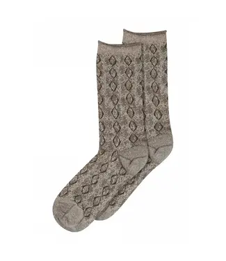 MP Denmark MP Denmark - Pytha Glitter Socks - Champagne