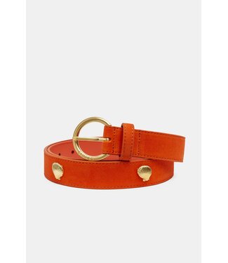 Fabienne Chapot Fabienne Chapot - Studded Shell Belt - Tangerine