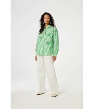 Fabienne Chapot Fabienne Chapot - Alex Blouse - Green Jil Stripe
