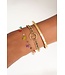 My Jewellery My Jewellery - Bangle met Gegraveerde Hartjes - Goud